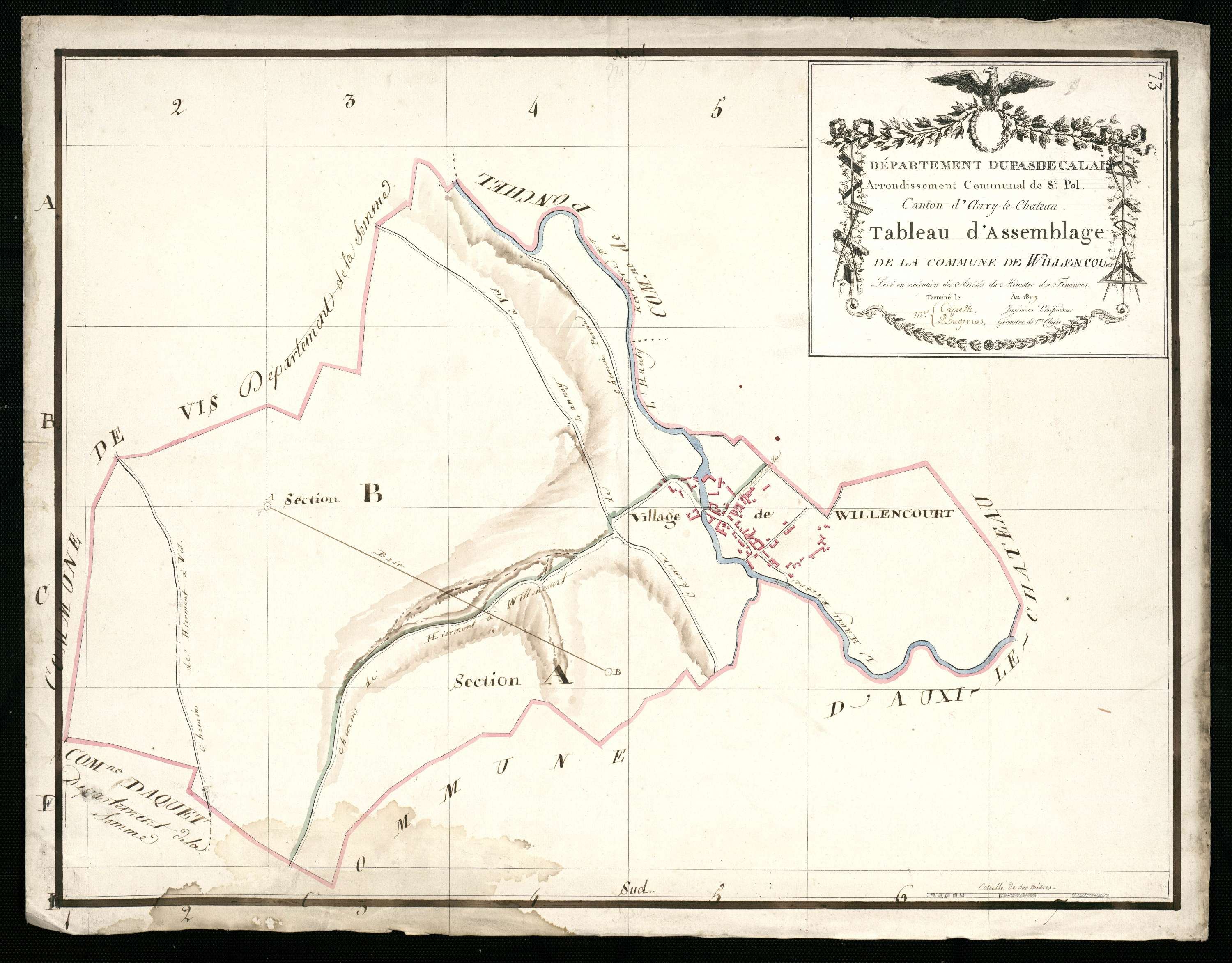 Willencourt - Tableau d'assemblage