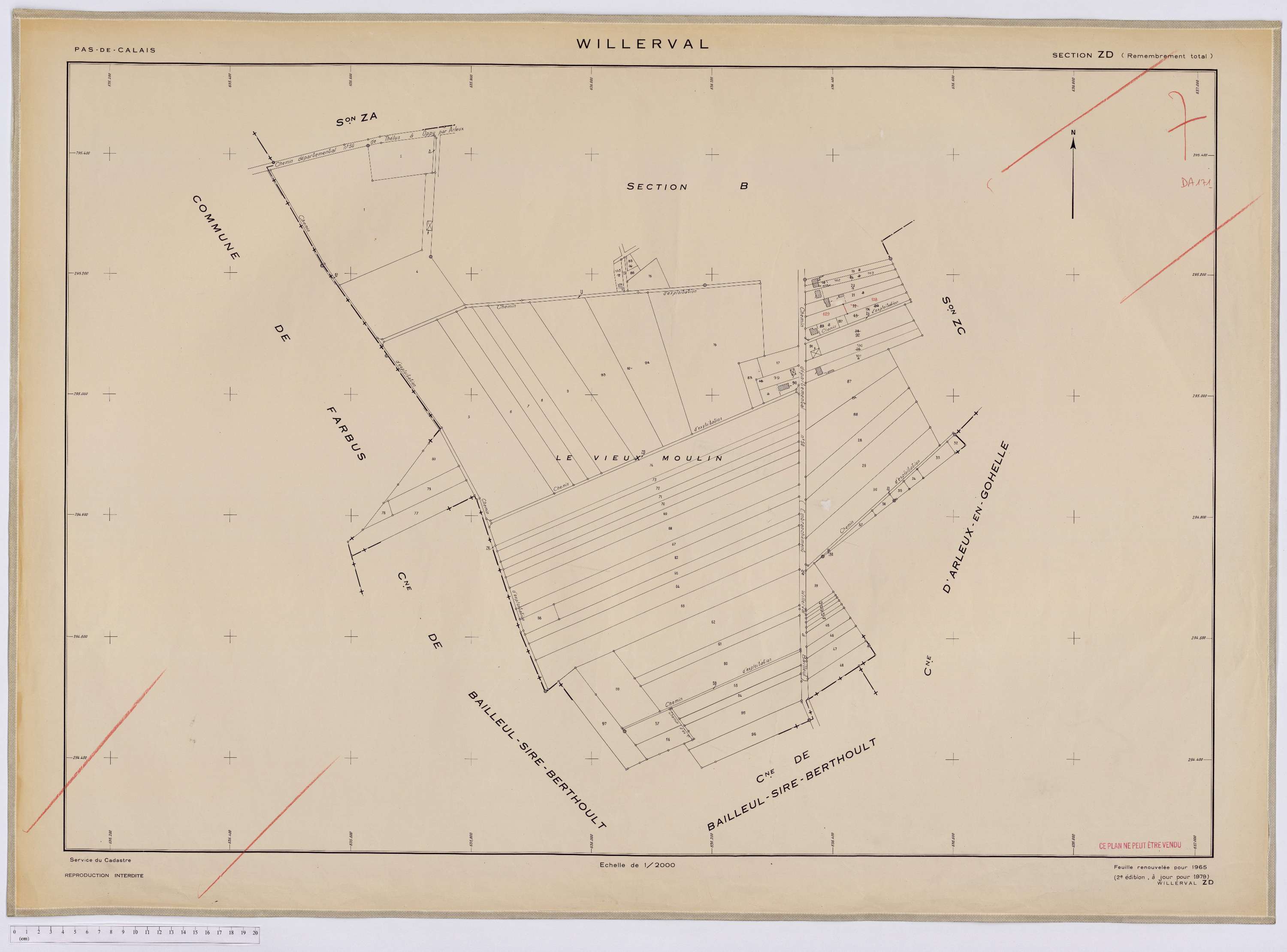 Willerval - Section ZD.