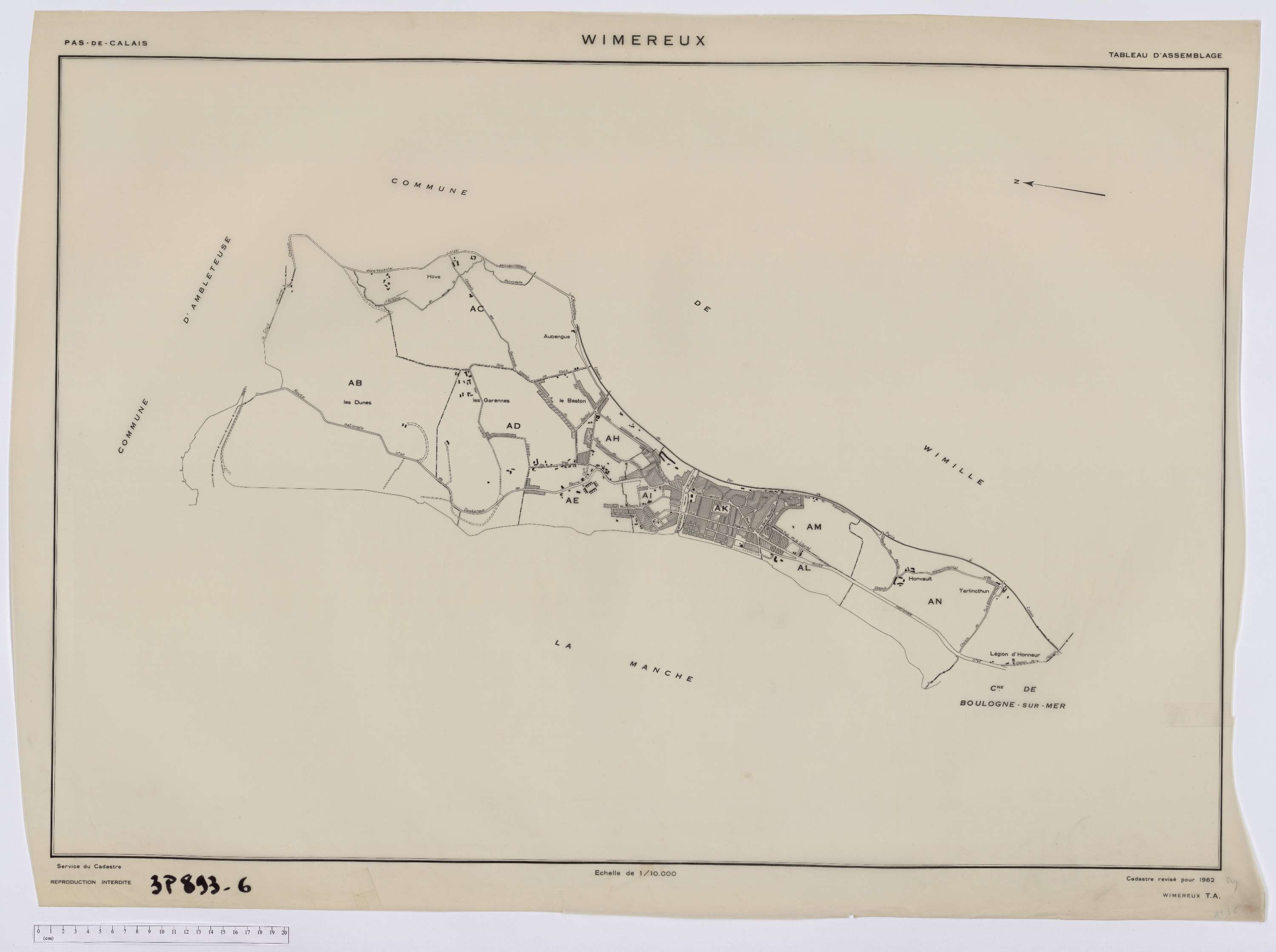 Wimereux - Tableau d'assemblage.