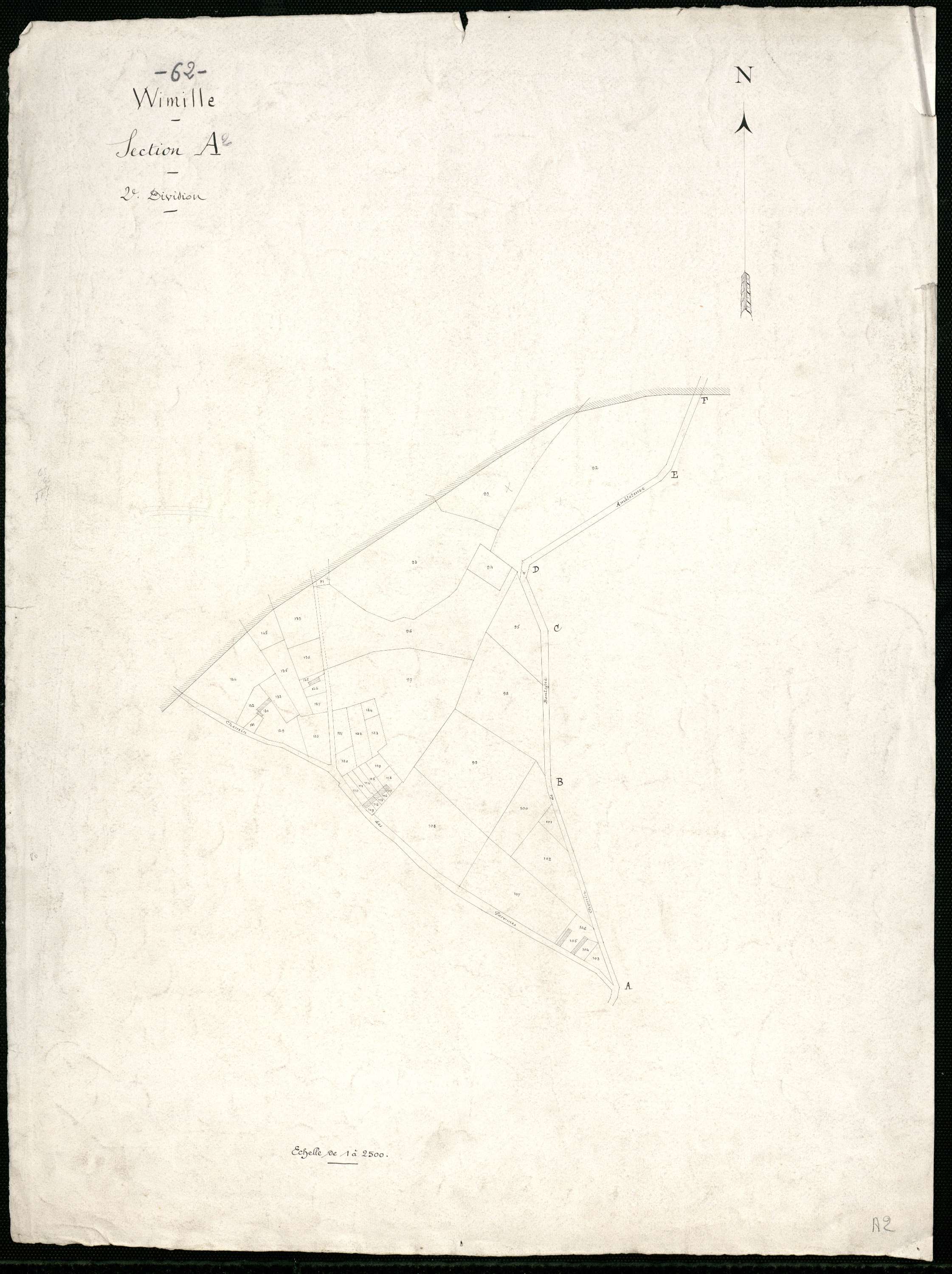 Wimille - Section A, 2e feuille