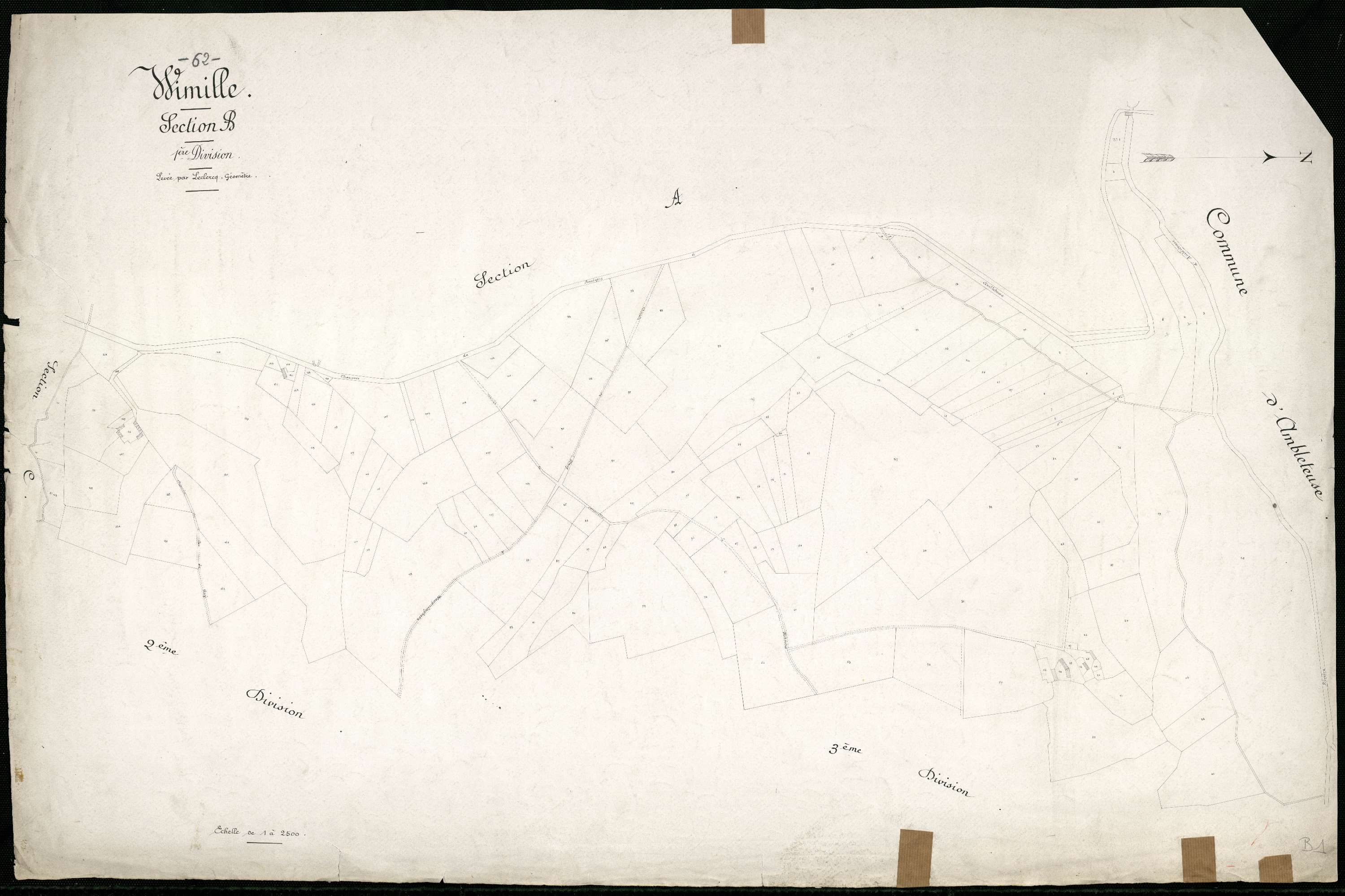 Wimille - Section B, 1re feuille
