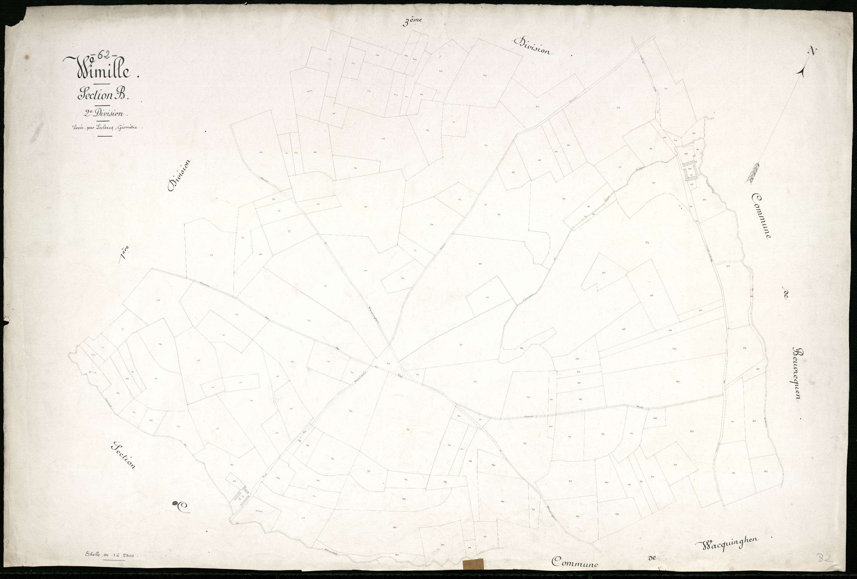 Wimille - Section B, 2e feuille