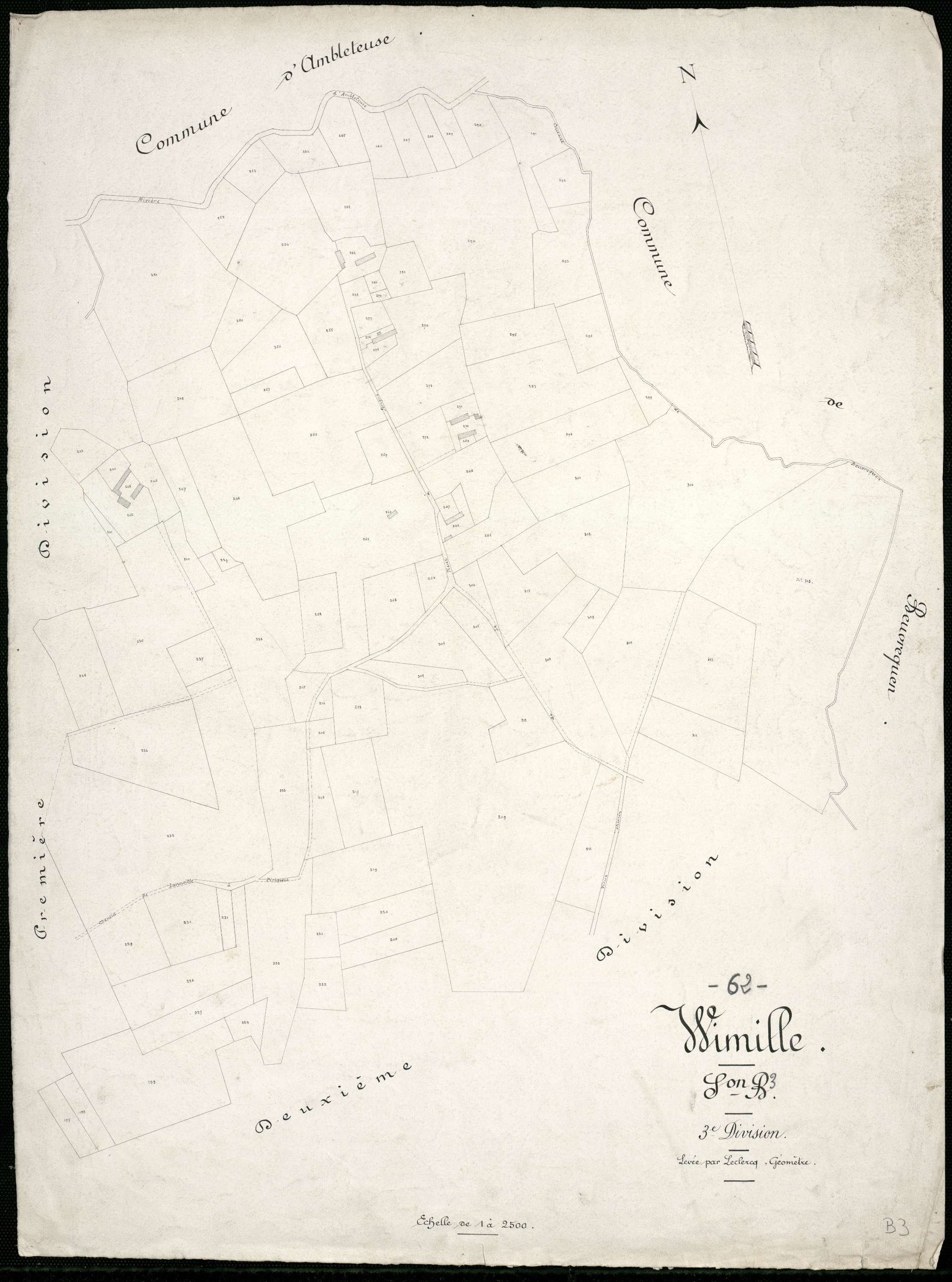 Wimille - Section B, 3e feuille