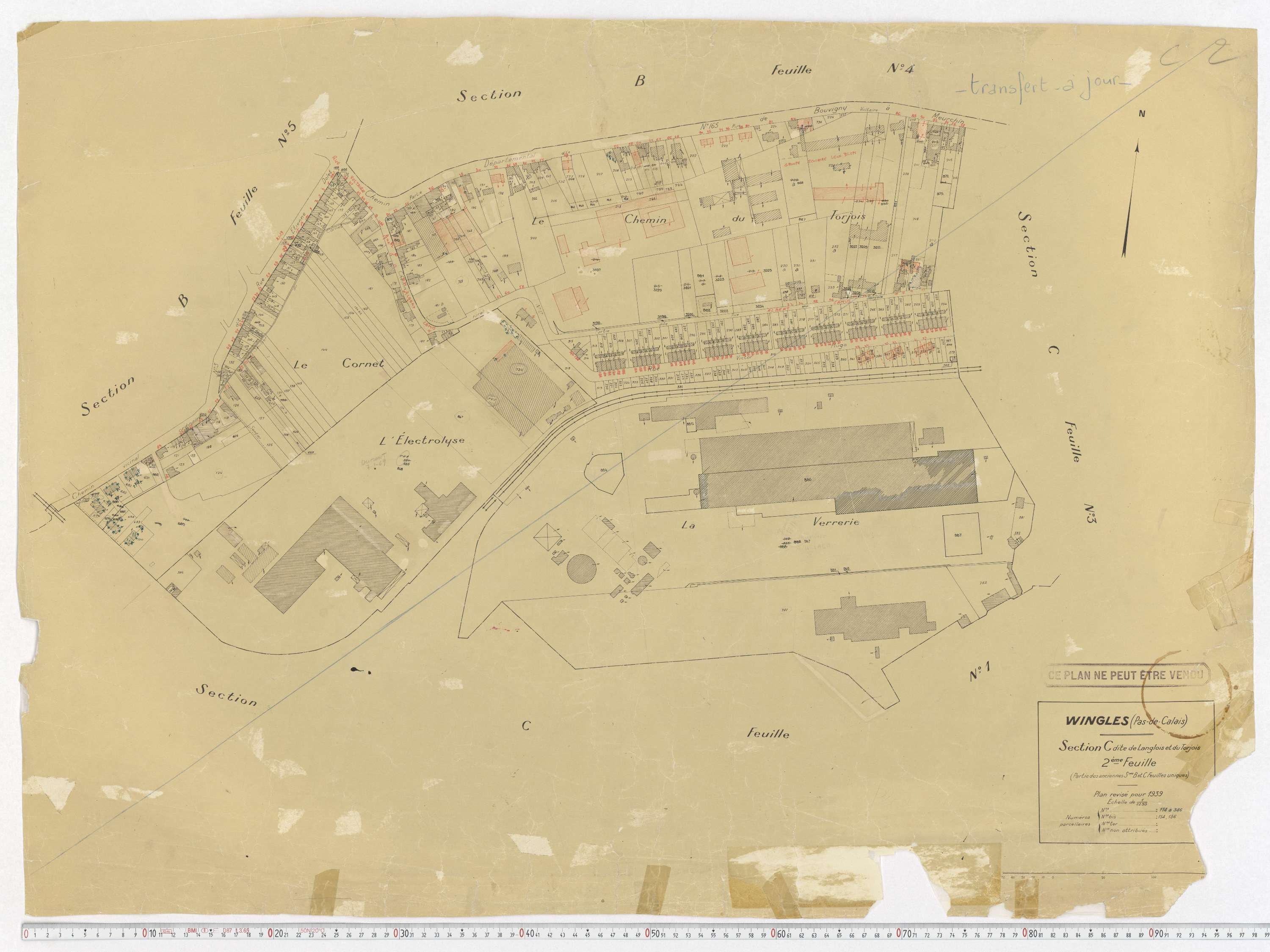 Wingles - Section C, feuille 2.