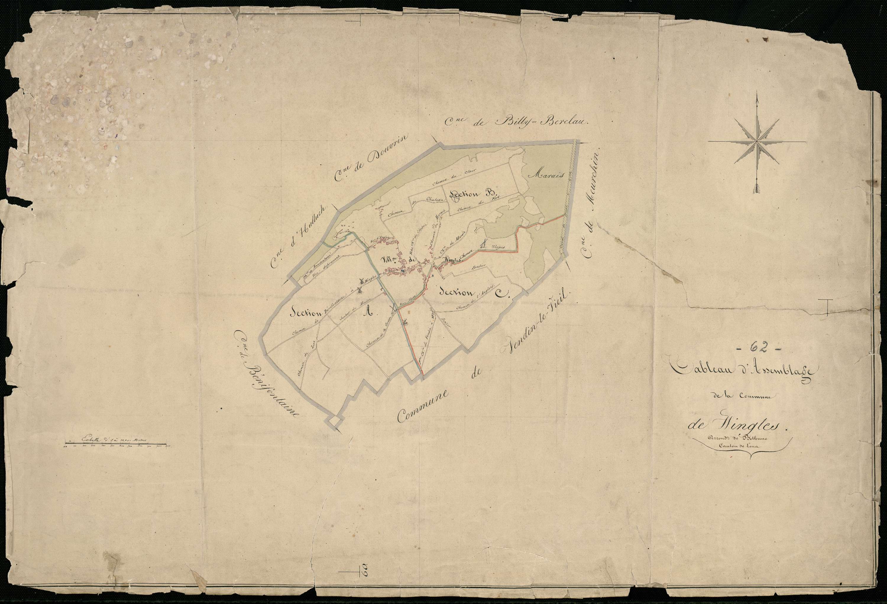 Wingles - Tableau d'assemblage