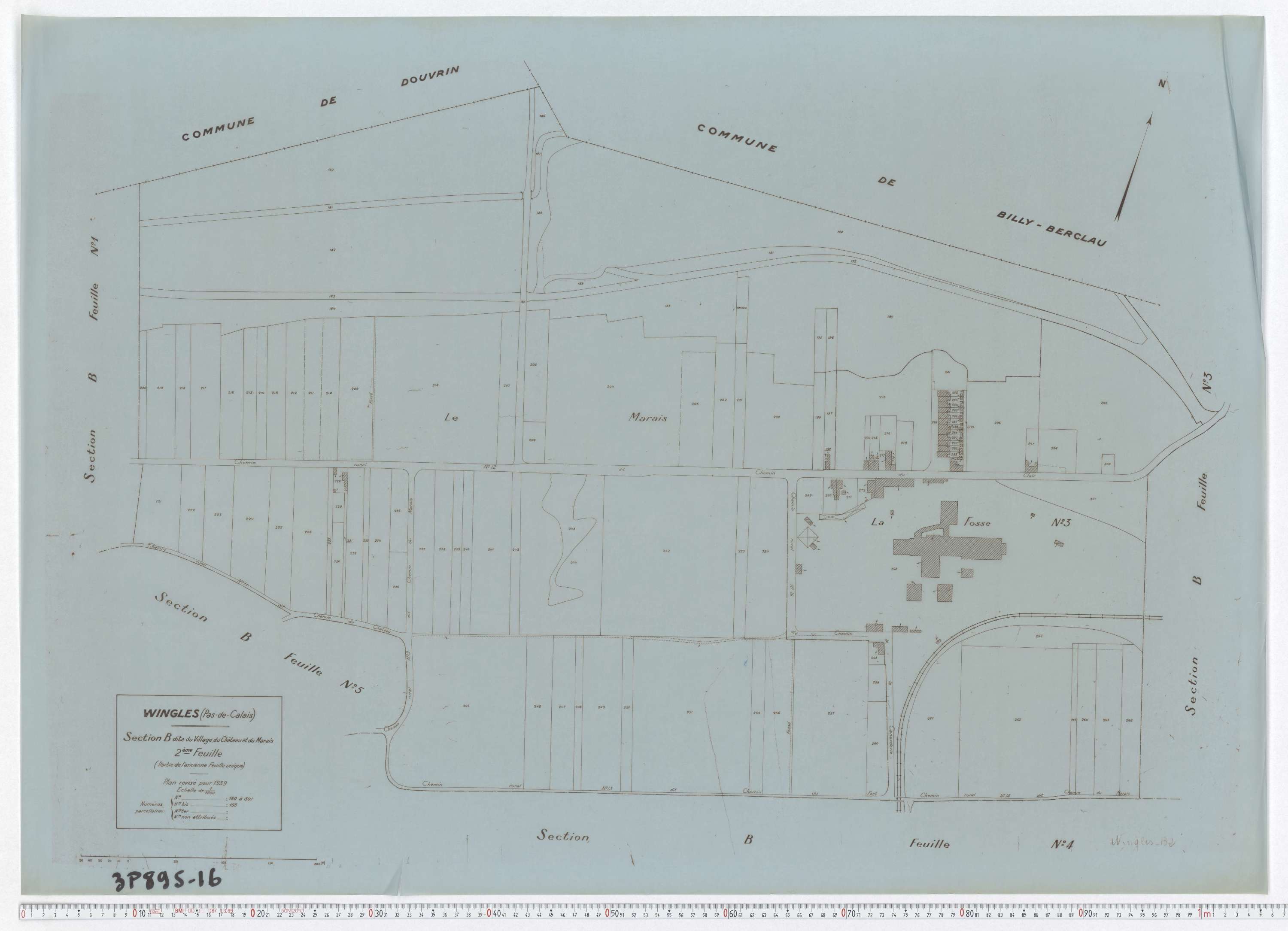 Wingles - Section B, feuille 2.