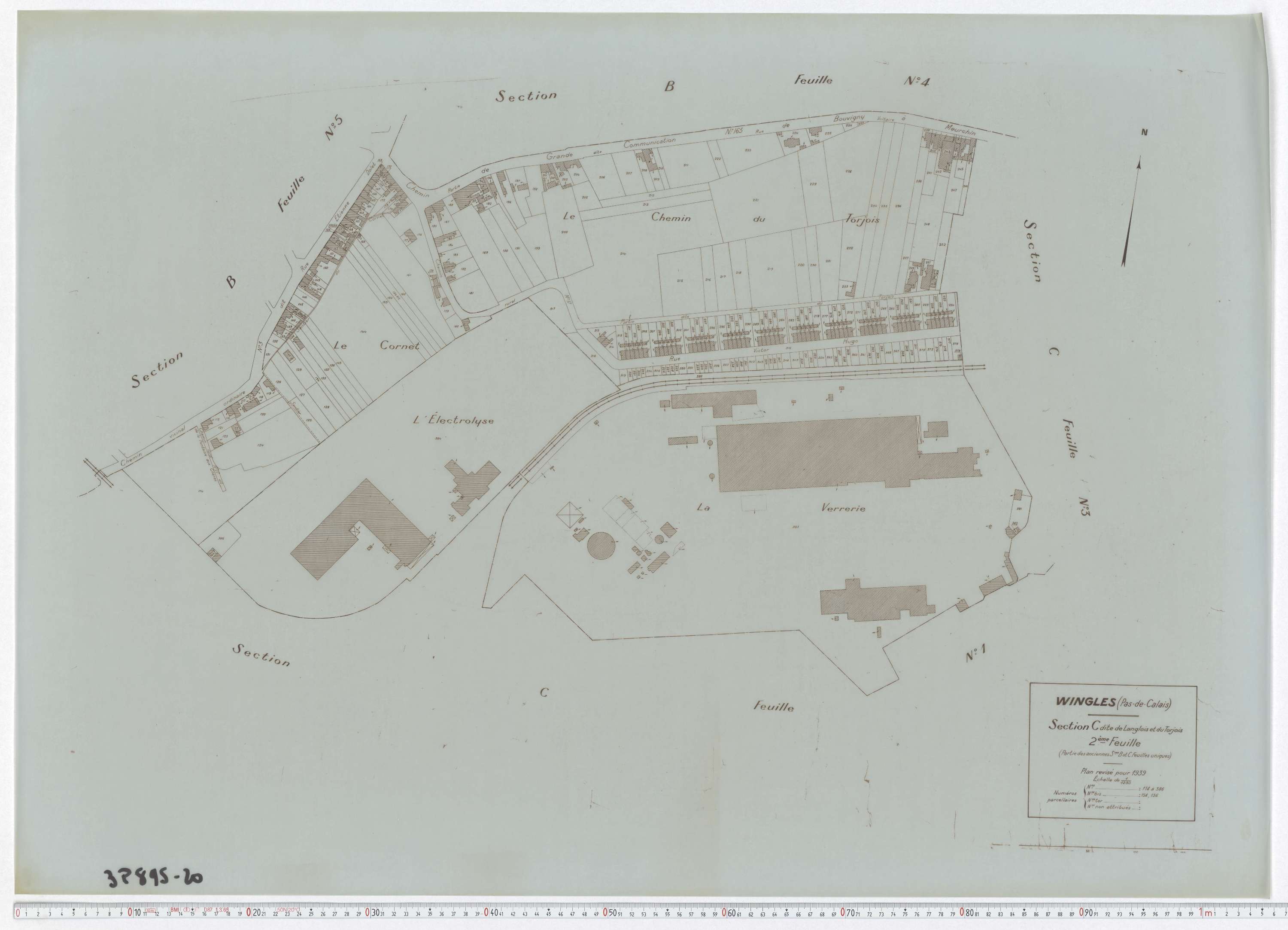 Wingles - Section C, feuille 2.