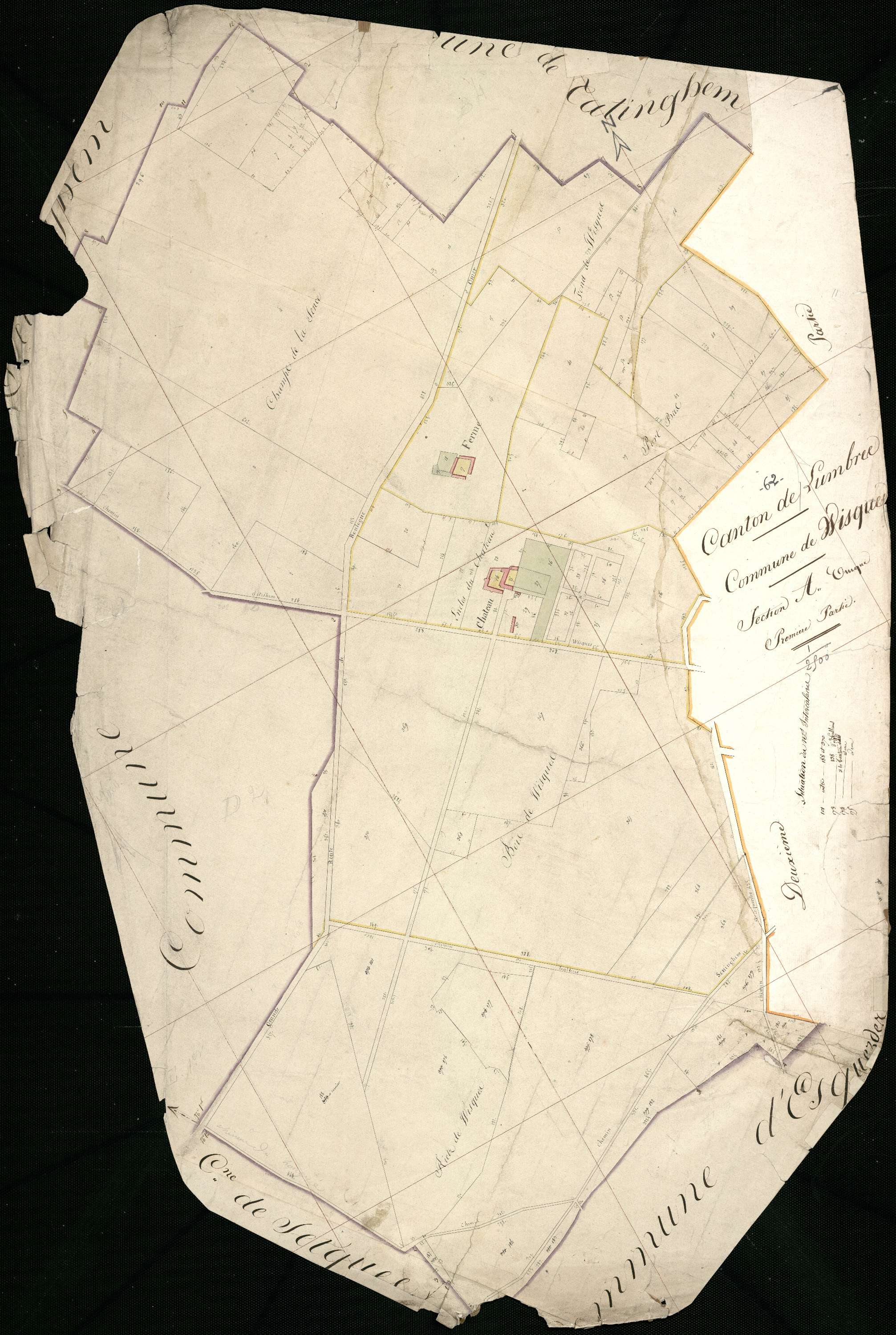 Wisques - Section A, 1re feuille