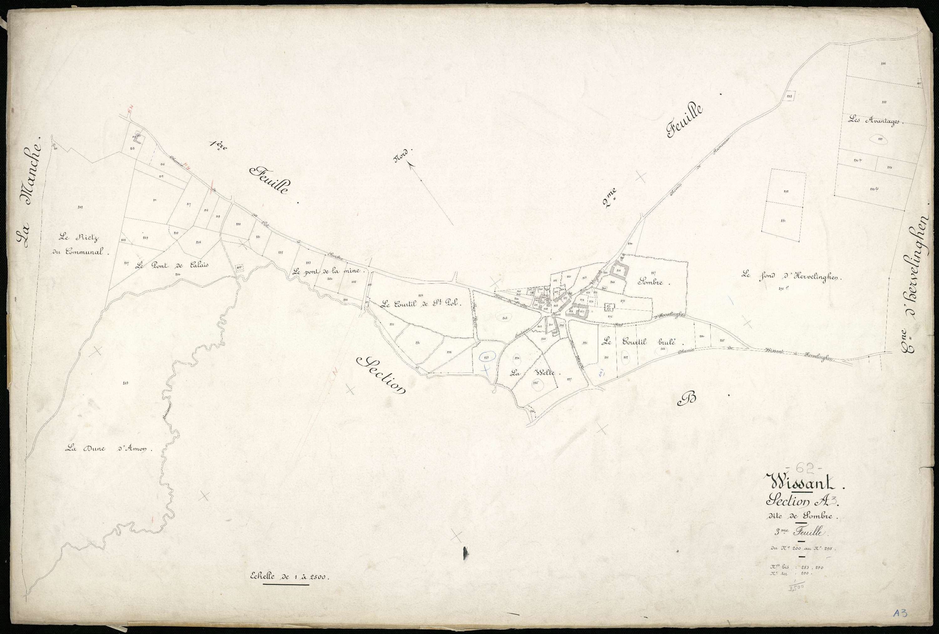 Wissant - Section A, 3e feuille