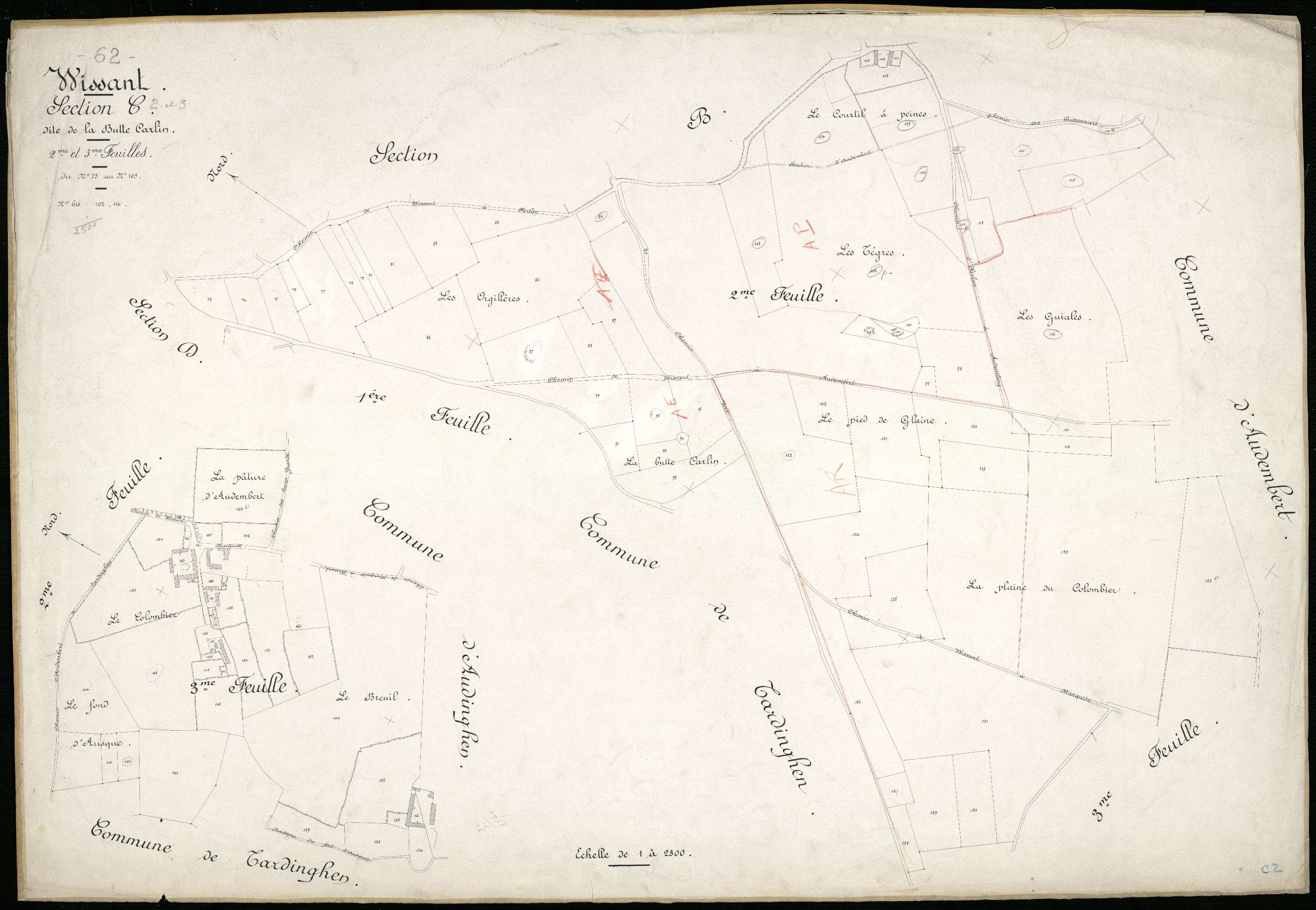 Wissant - Section C, 2e et 3e feuilles