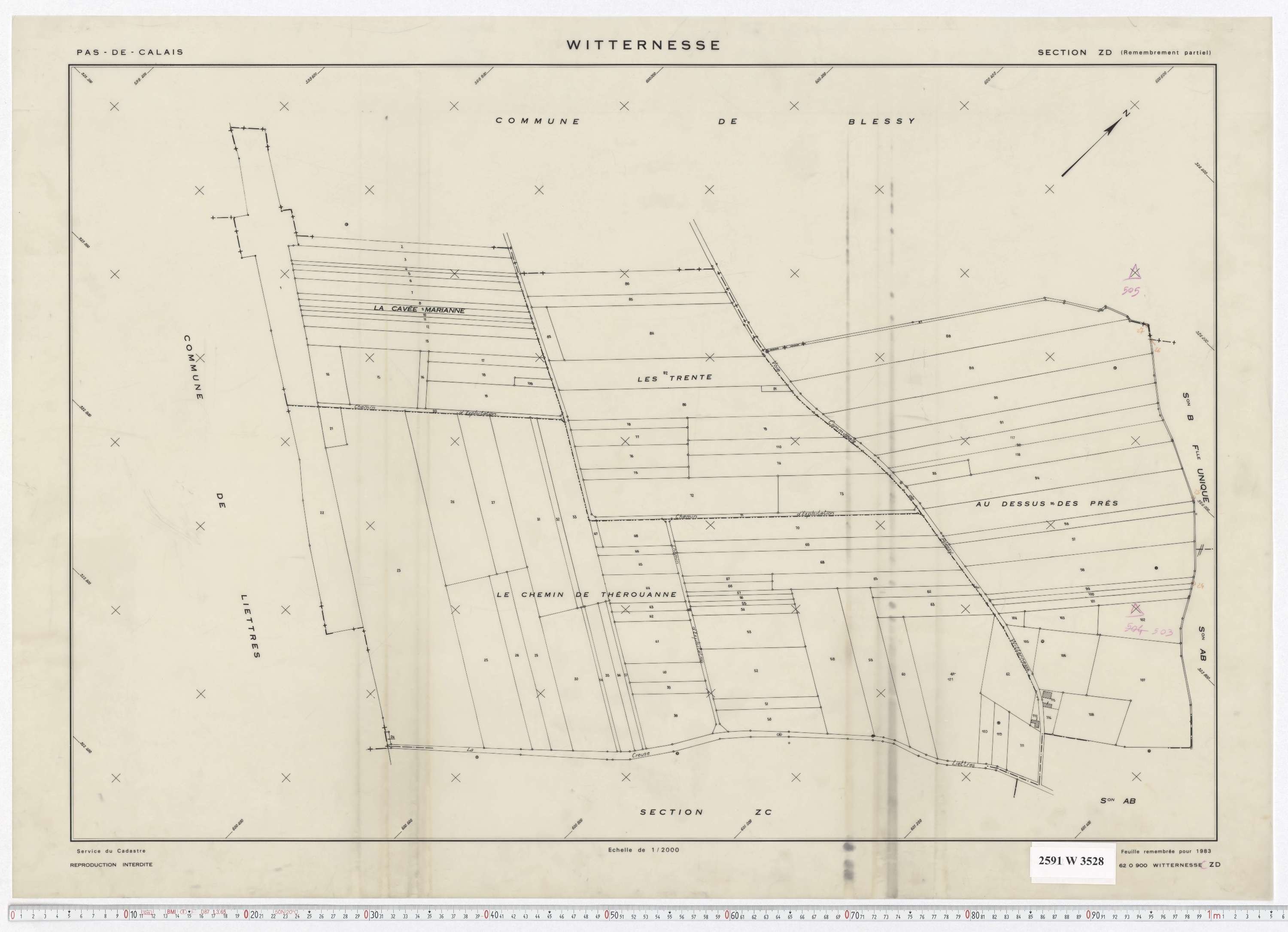 Witternesse - Section ZD.