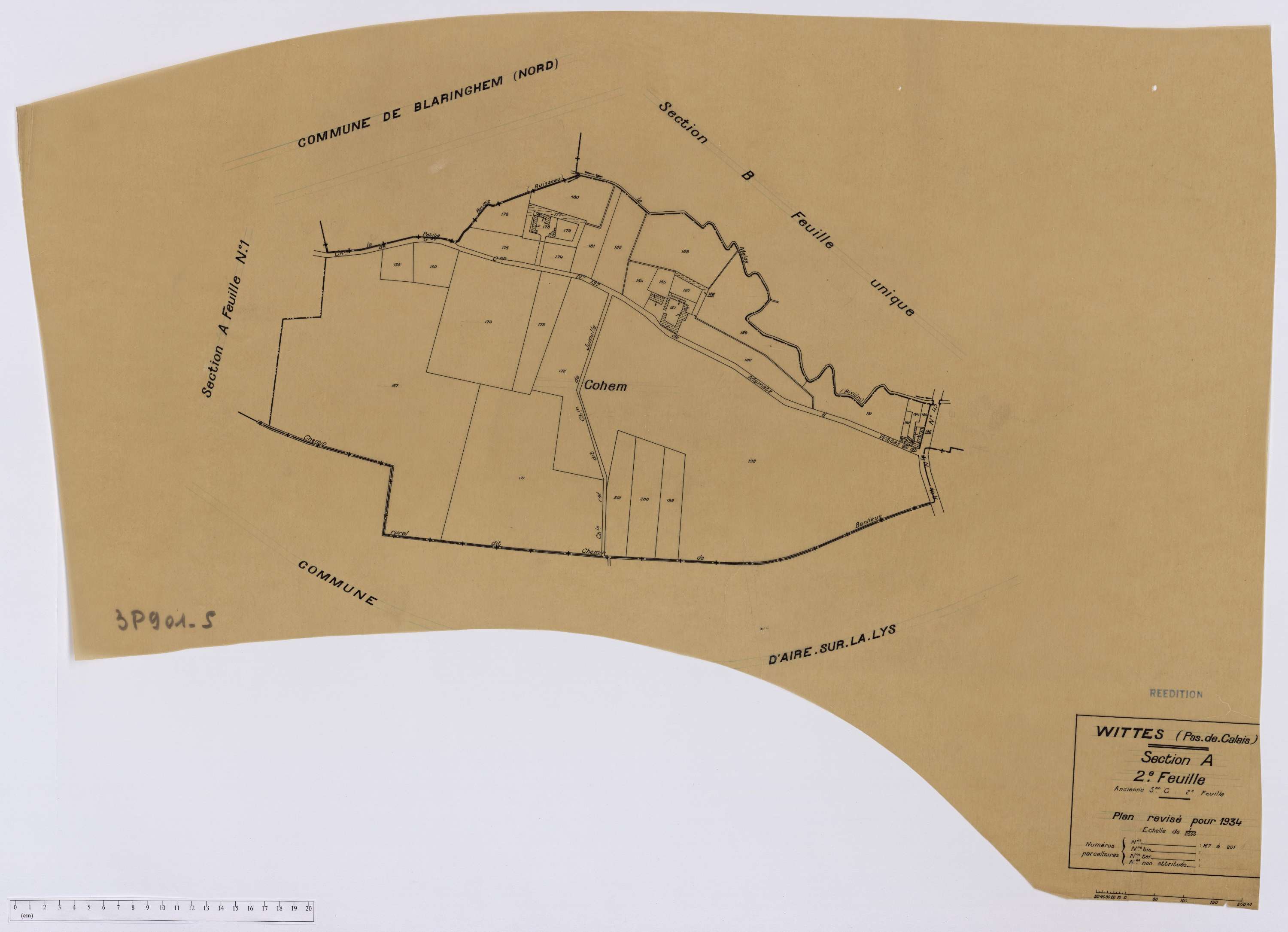 Wittes - Section A, feuille 2.