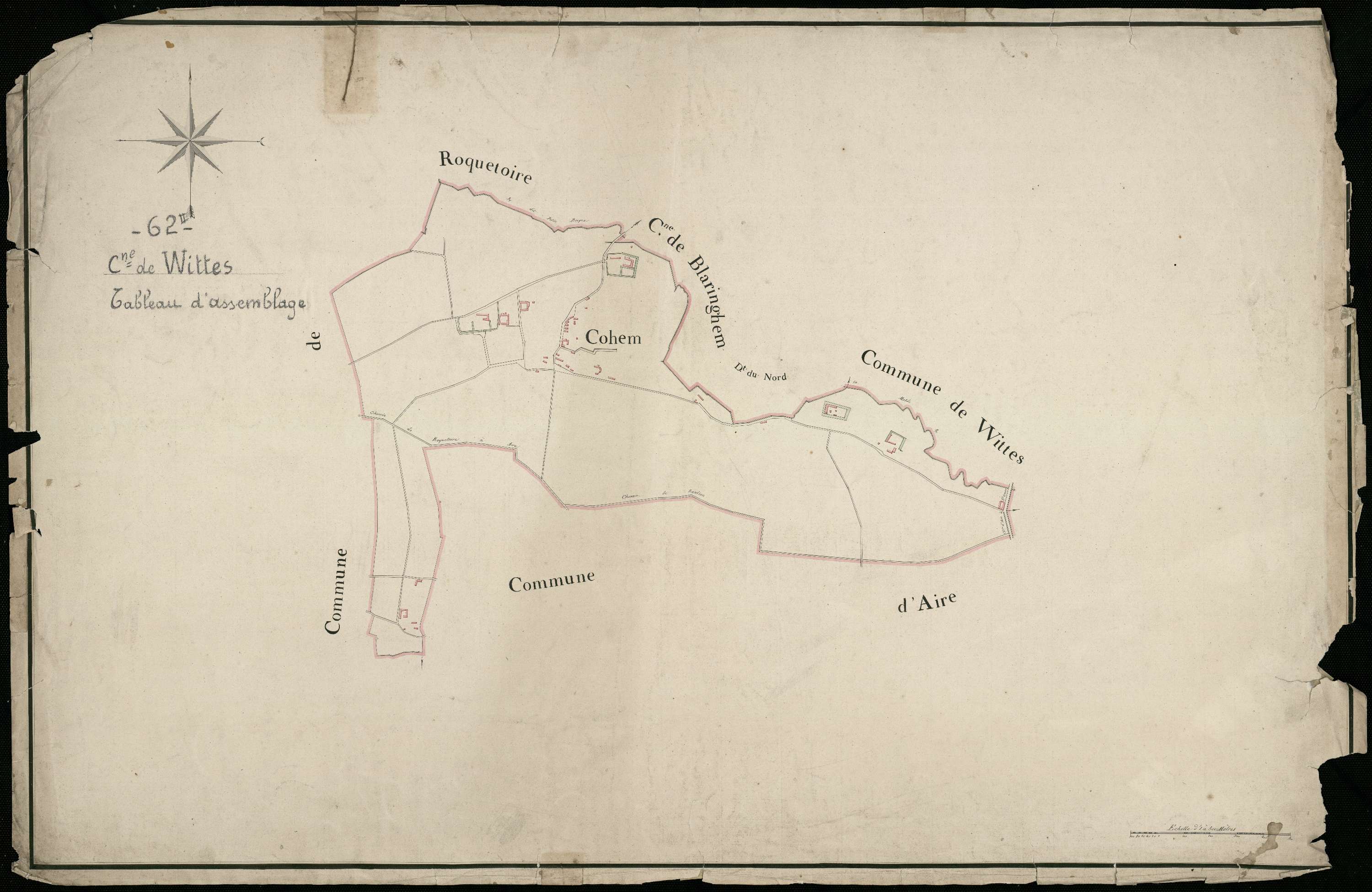 Wittes - Tableau d'assemblage