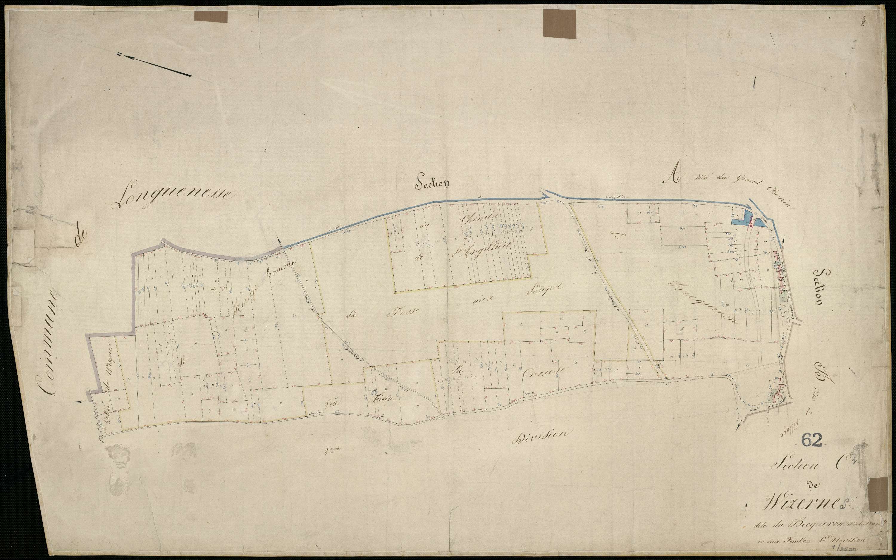 Wizernes - Section C, 1re feuille