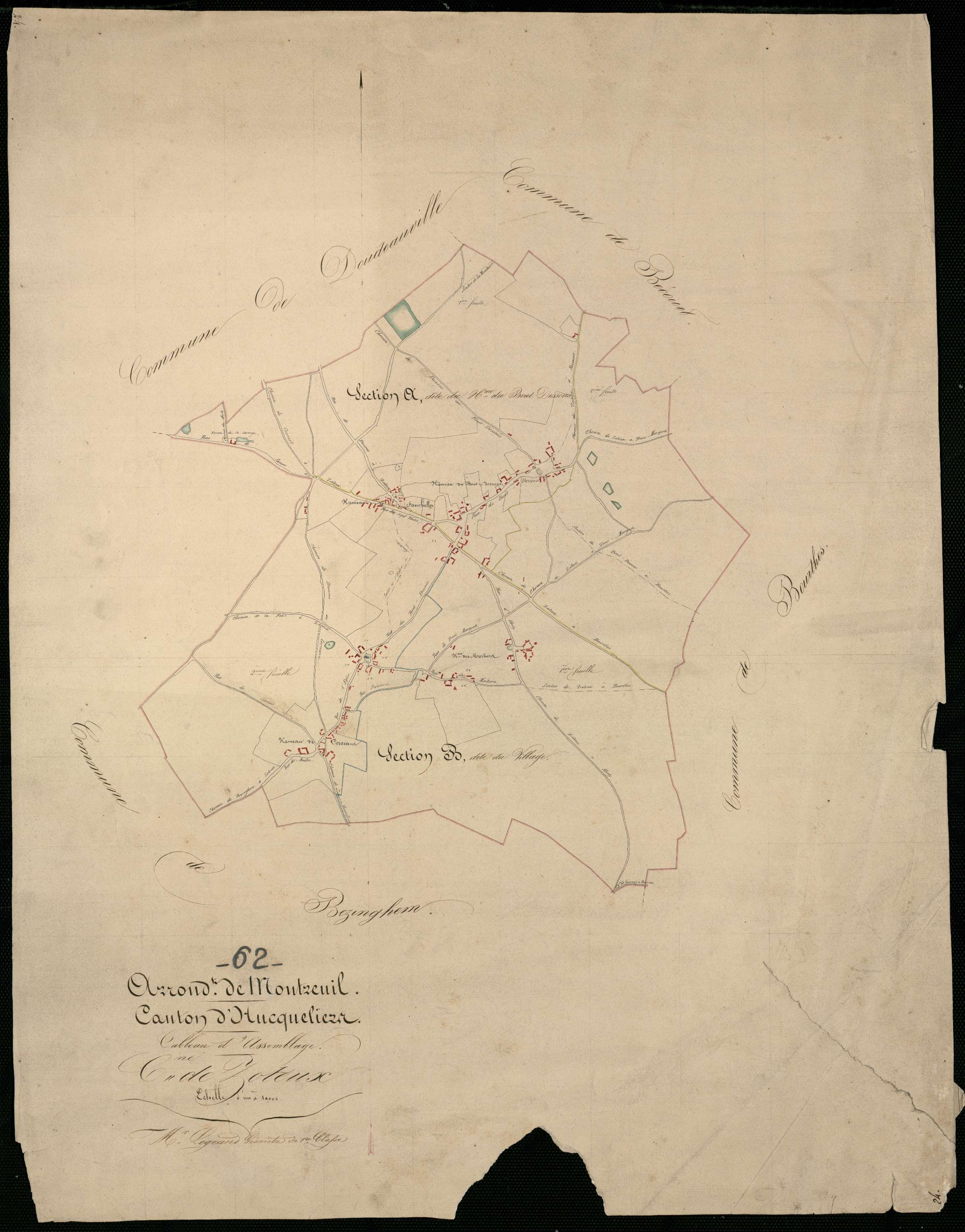 Zoteux - Tableau d'assemblage