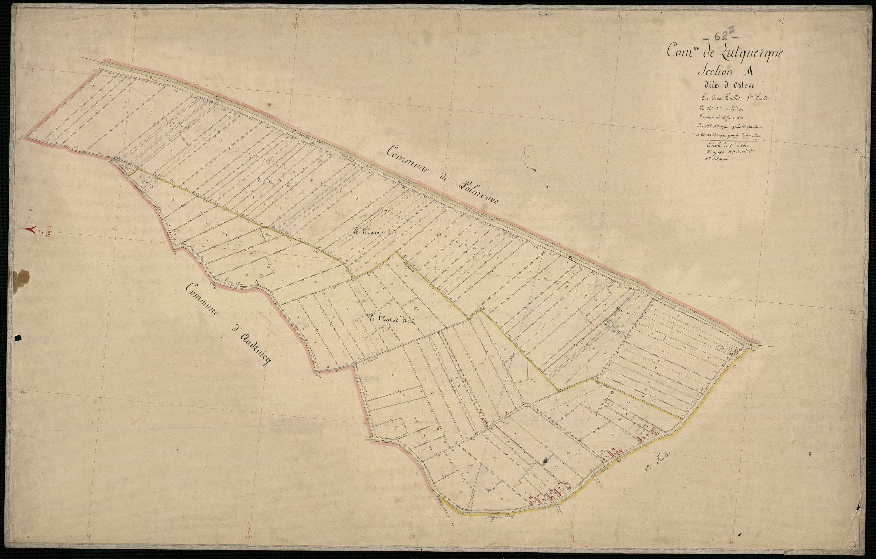 Zutkerque - Section A, 1re feuille