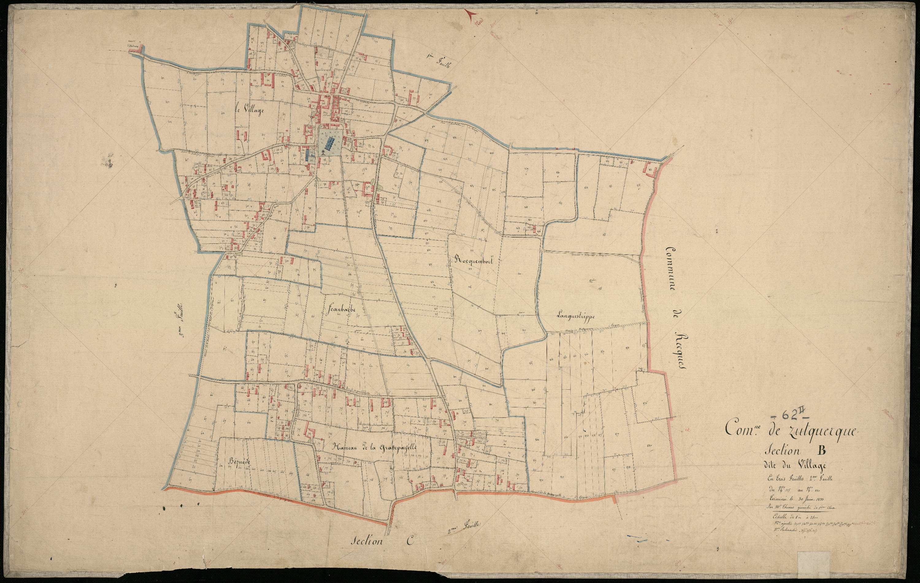 Zutkerque - Section B, 2e feuille