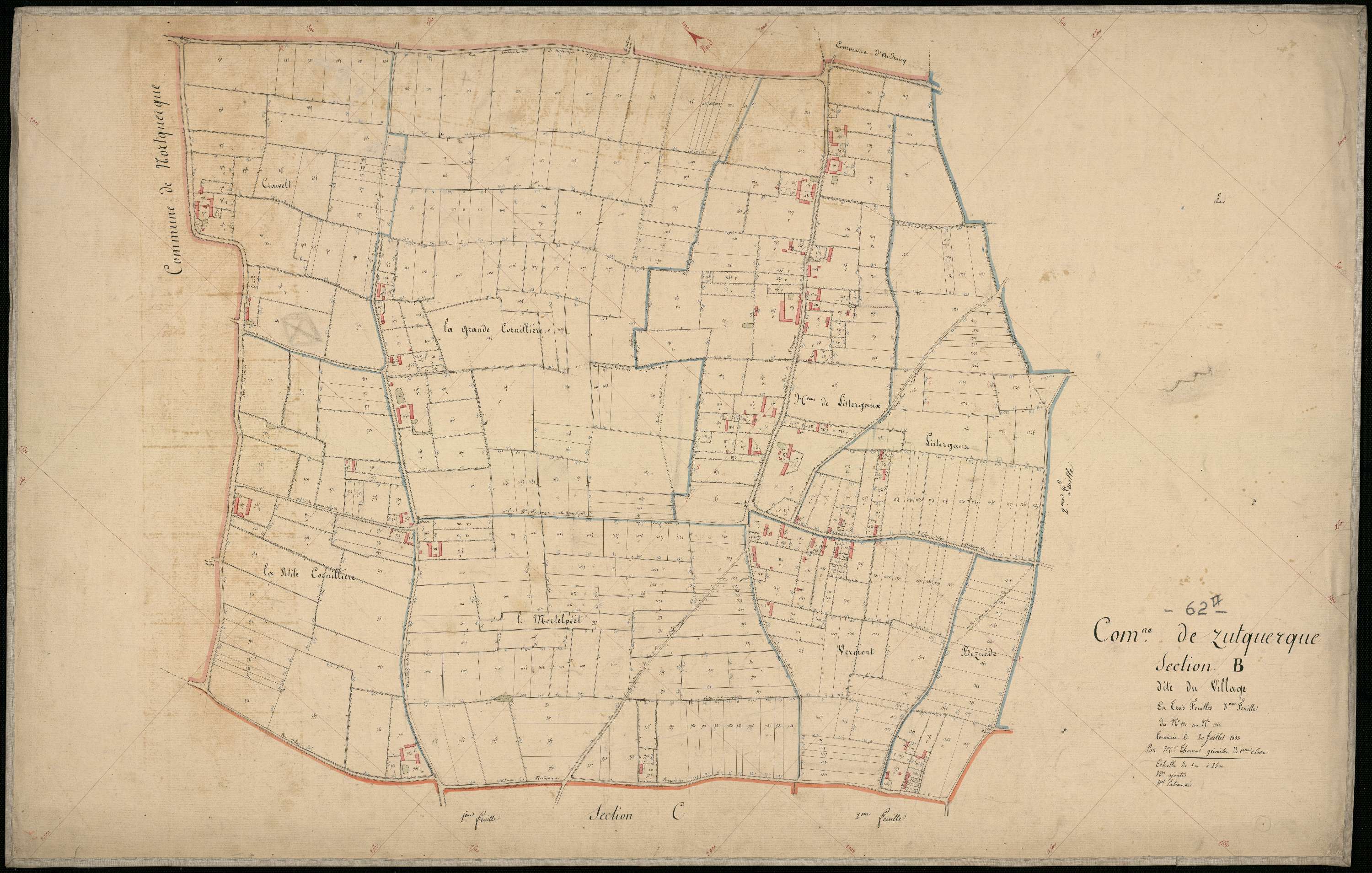 Zutkerque - Section B, 3e feuille