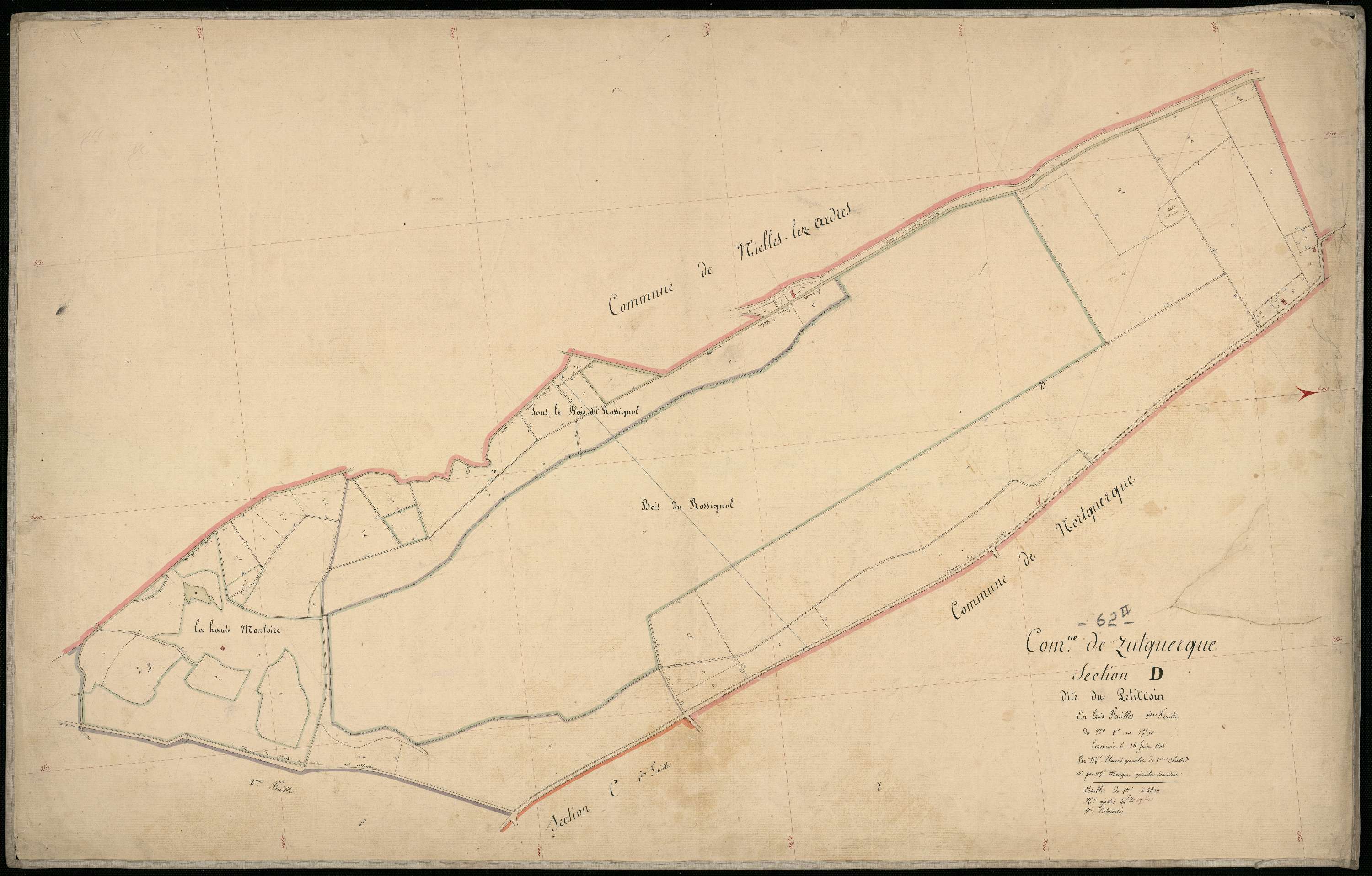 Zutkerque - Section D, 1re feuille