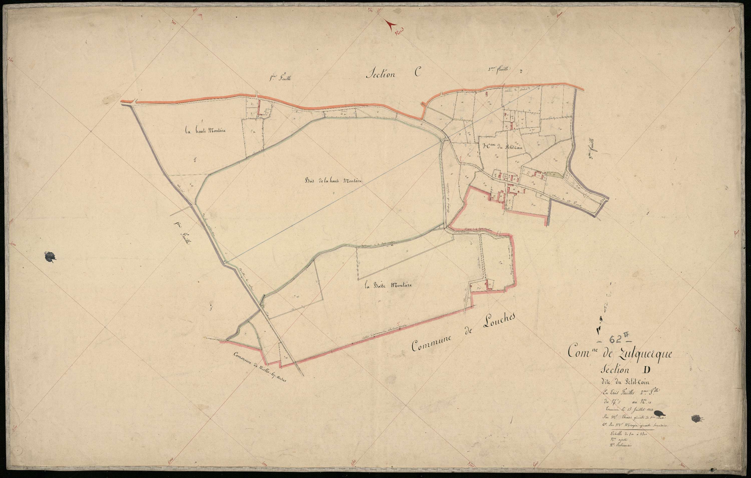 Zutkerque - Section D, 2e feuille