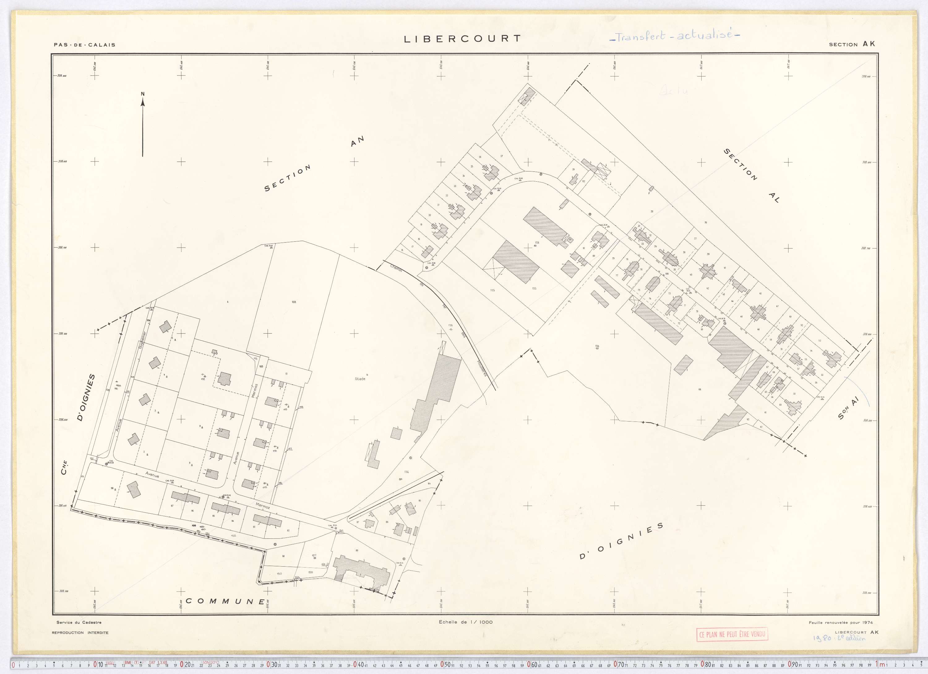 Libercourt - Section AK.