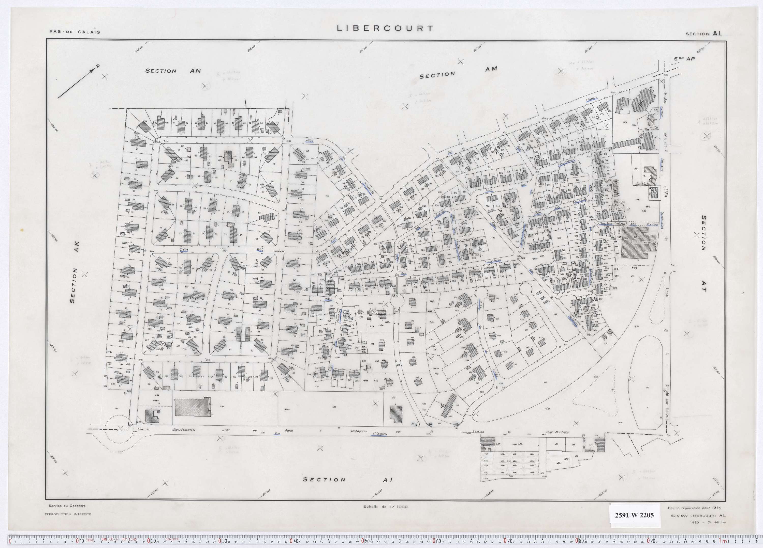 Libercourt - Section AL.