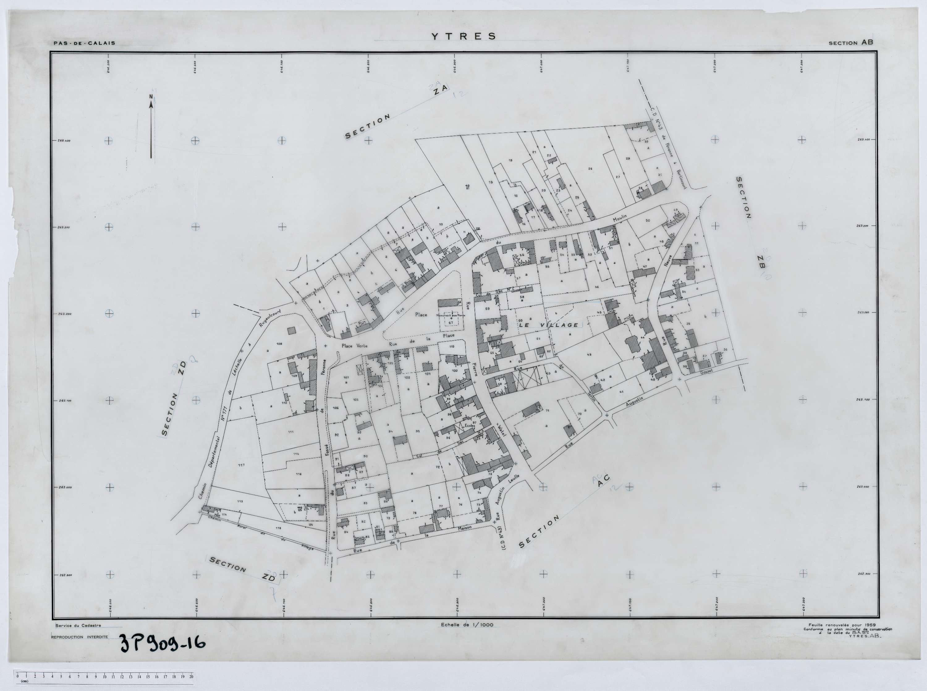 Ytres - Section AB.