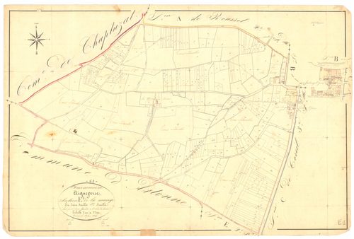 Aigueperse - 53 FI 9      Section E de la Mange, 1ère feuille
