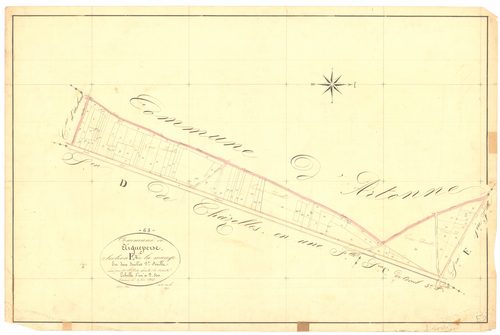 Aigueperse - 53 FI 10      Section E de la Mange, 2ème feuille