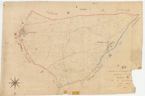 Aigueperse - 51 FI 51      Section G de Fontclairant