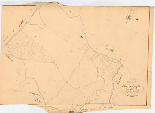 Aix-la-Fayette - 55 FI 5      Section B des Bois, 2ème feuille