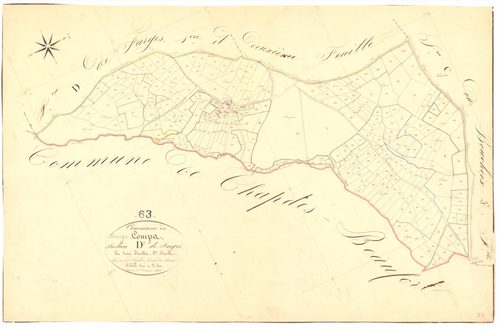 Ancizes-Comps - 53 FI 22      Section D de Farges, 3ème feuille