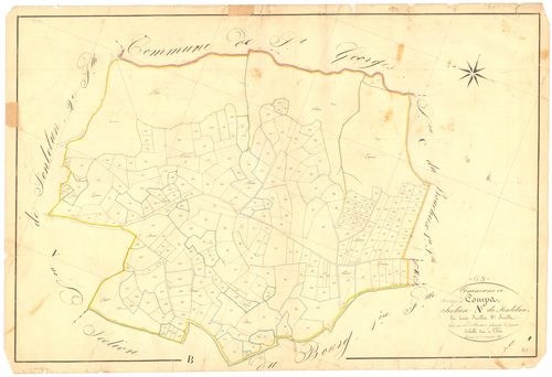 Ancizes-Comps - 53 FI 14      Section A de Fontelun, 3ème feuille