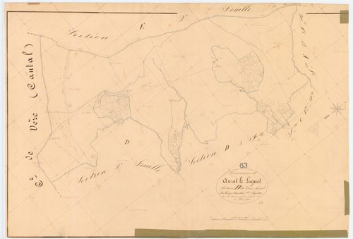 Anzat-le-Luguet - 54 Fi 22      Section D de Vins-Haut, 1ère feuille
