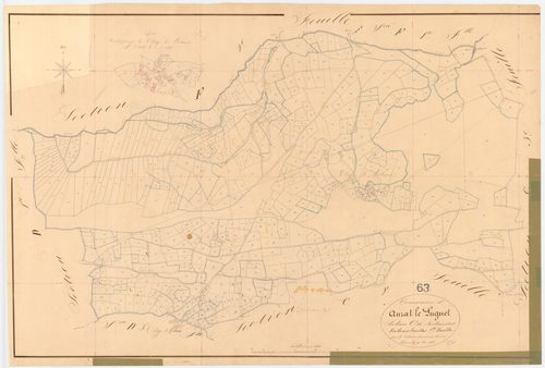 Anzat-le-Luguet - 54 Fi 19      Section C de Lastauves, 1ère feuille