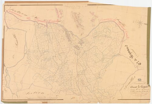 Anzat-le-Luguet - 54 Fi 21      Section C de Lastauves, 3ème feuille
