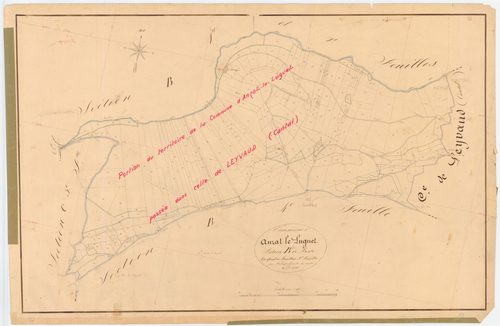 Anzat-le-Luguet - 54 Fi 17      Section B de Besse, 3ème feuille