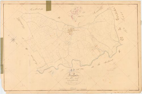 Apchat - 54 Fi 40      Section D de Féchal, 2ème feuille