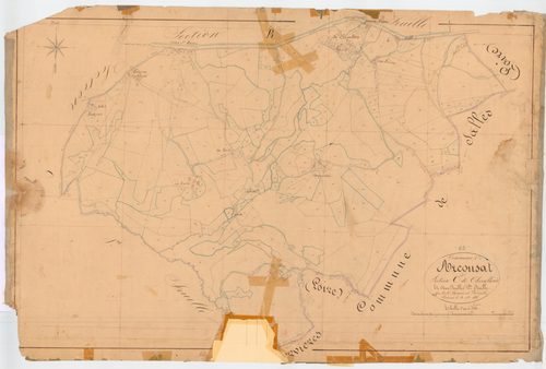 Arconsat - 55 FI 47      Section C de Chevallerie, 2ème feuille