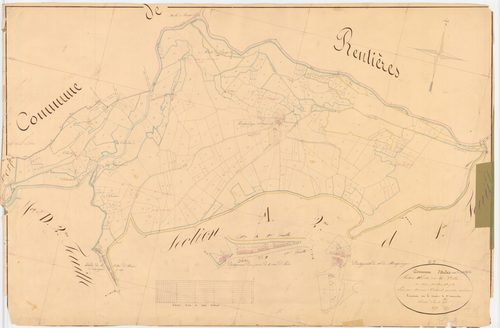 Ardes - 54 Fi 55      Section D de la Ville, 1ère feuille