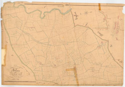 Arlanc - 55 FI 55      Section D de la Ville, 1ère feuille