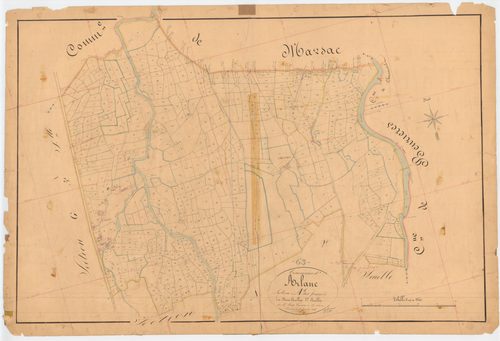 Arlanc - 55 FI 49      Section A des Prairies, 1ère feuille