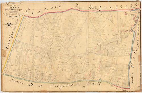 Aubiat - 53 FI 48      Section B de Pérozies, 1ère feuille