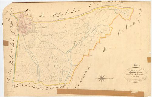 Aurières - 51 FI 27      Section A d'Aurières, 1ère feuille