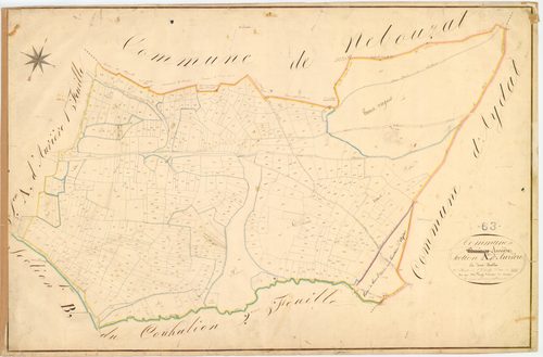 Aurières - 51 FI 28      Section A d'Aurières, 2ème feuille
