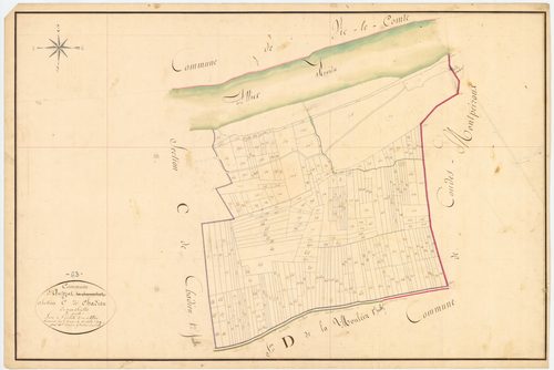 Authezat - 51 FI 37      Section C de Chadieu, 2ème feuille