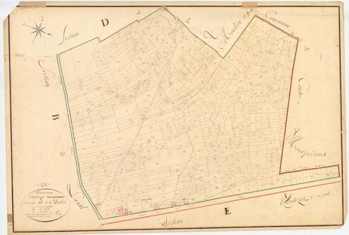 Authezat - 51 FI 39      Section D de la Mouleire, 2ème feuille