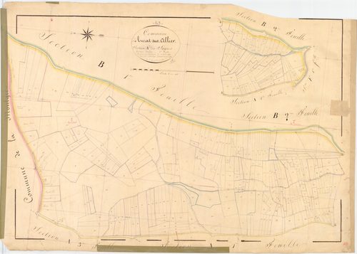 Auzat-la-Combelle - 54 Fi 72      Section A des Sagnes, 2ème feuille