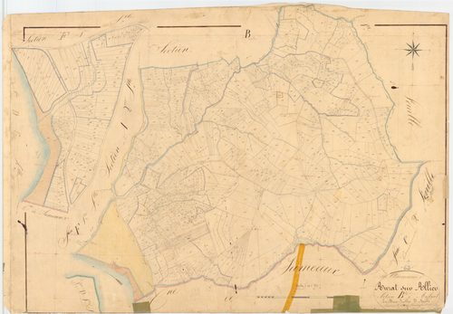 Auzat-la-Combelle - 54 Fi 75      Section B d'Aubiat, 2ème feuille