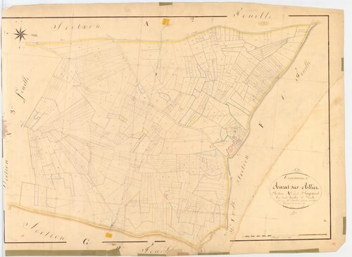 Auzat-la-Combelle - 54 Fi 71      Section A des Sagnes, 1ère feuille